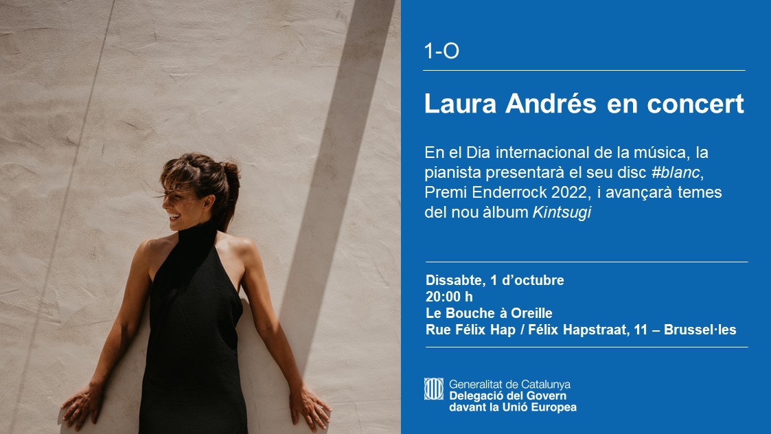 Concert de Laura Andrés l'1-O a Brussel·les