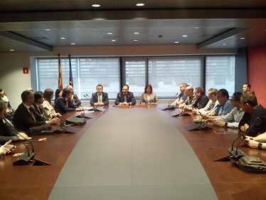 Acte de signatura del conveni col·lectiu