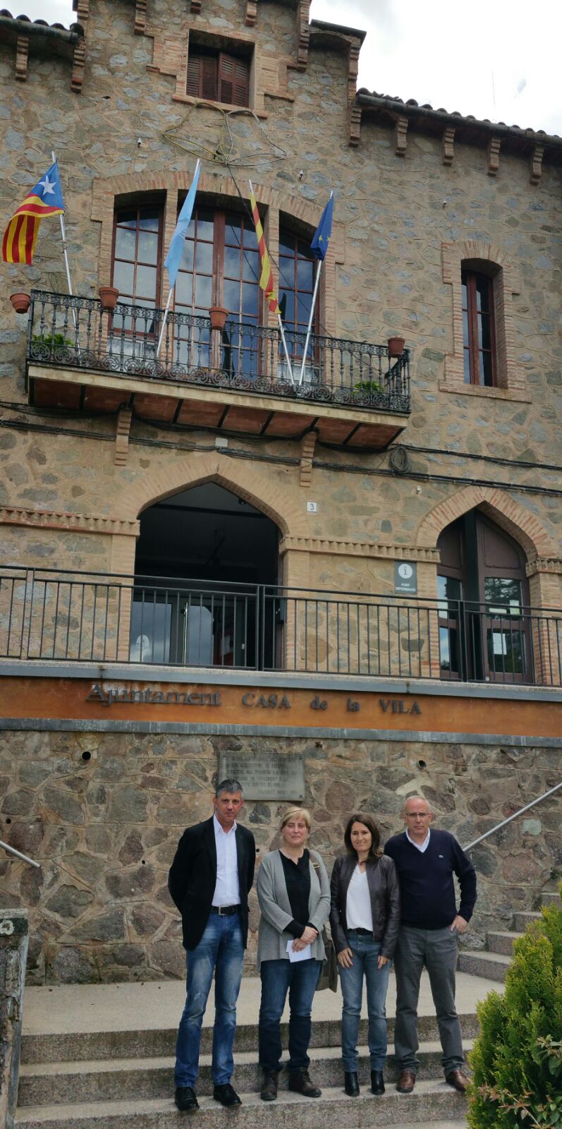 La delegada del Govern fa una visita institucional a l'Ajuntament de Viladrau La delegada del Govern fa una visita institucional a l'Ajuntament de Viladrau