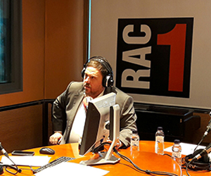 Fotografia del vicepresident, durant l'entrevista Fotografia del vicepresident, durant l'entrevista