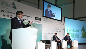 El president Puigdemont ha inaugurat la 27a Trobada Empresarial al Pirineu El president Puigdemont ha inaugurat la 27a Trobada Empresarial al Pirineu