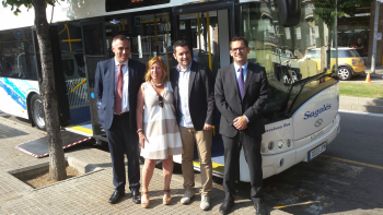 D'esquerra a dreta, Pere Padrosa, Montserrat Candini, Xavier Amor i Ramon Sagalés.