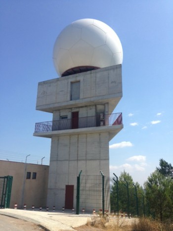 Radar meteorològic de Vallirana. Radar meteorològic de Vallirana.