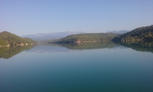 Embassament de Sant Ponç avui. Embassament de Sant Ponç avui.