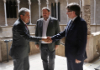 Statements by President Puigdemont and Vice President Junqueras after meeting with former Minister Francesc Homs