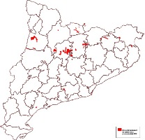 Mapa de les zones a tractar a partir de la setmana vinent Mapa de les zones a tractar a partir de la setmana vinent