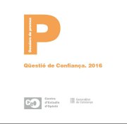 Imatge Enquesta sobre l'Enquesta sobre la Qüestió de Confiança. 2016 Imatge Enquesta sobre l'Enquesta sobre la Qüestió de Confiança. 2016