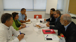 El secretari general del Departament de Treball, Afers Socials i Famílies, Josep Ginesta, a l'Anoia