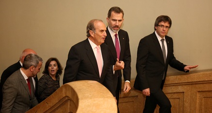 El president ha assistit aquest vespre al lliurament de les Medalles de Foment