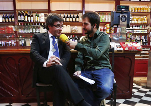 El president Puigdemont ha estat entrevistat per Ricard Ustrell des d'Amer a l'espai Quatre gats d'El Suplement de Catalunya Ràdio El president Puigdemont ha estat entrevistat per Ricard Ustrell des d'Amer a l'espai Quatre gats d'El Suplement de Catalunya Ràdio