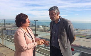 La consellera Bassa i el secretari d'Igualtat, Migracions i Ciutadania