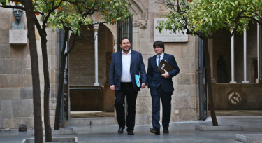 President Puigdemont and Vice President Junqueras