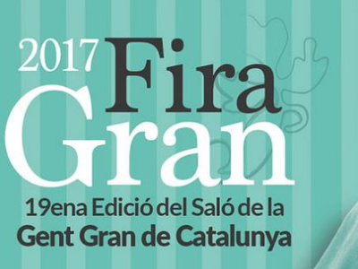 La Generalitat participa activament a FiraGran 2017, el 19è Saló de la Gent Gran de Catalunya