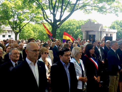 El conseller Romeva ha participat al trasllat de Francesc Boix al cementiri Père-Lachaise de París El conseller Romeva ha participat al trasllat de Francesc Boix al cementiri Père-Lachaise de París