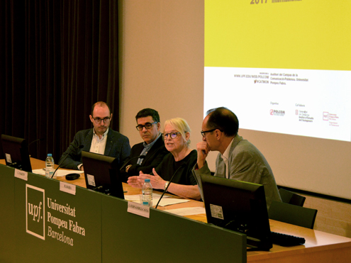 La secretària d'Afers Exteriors, Maria Badia, inaugura la jornada sobre el procés català a la premsa internacional a la Universitat Pompeu Fabra