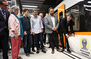 El president ha encapçalat la posada en servei de l'últim tram del perllongament de la línia de Ferrocarrils de la Generalitat (FGC) a Sabadell El president ha encapçalat la posada en servei de l'últim tram del perllongament de la línia de Ferrocarrils de la Generalitat (FGC) a Sabadell