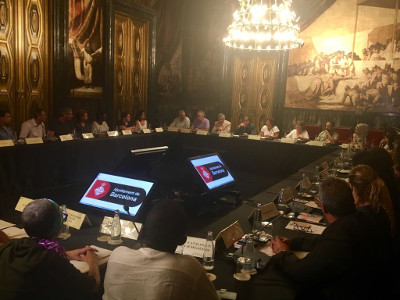 Reunió de la Taula de Ciutadania i Immigració de Catalunya i el Consell Municipal d'Immigració de Barcelona