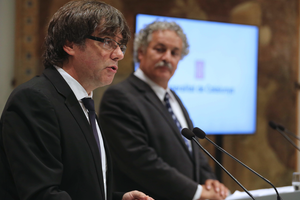 President Puigdemont and Ahmed Galai