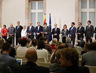 Declaració institucional del president de la Generalitat després de signar el decret de convocatòria del referèndum de l'1 d'octubre