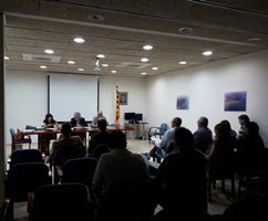 Moment de la reunió  a Amposta