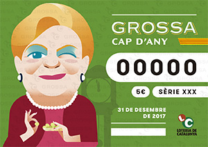 Bitllet de la Grossa de Cap d'Any 2017 Bitllet de la Grossa de Cap d'Any 2017