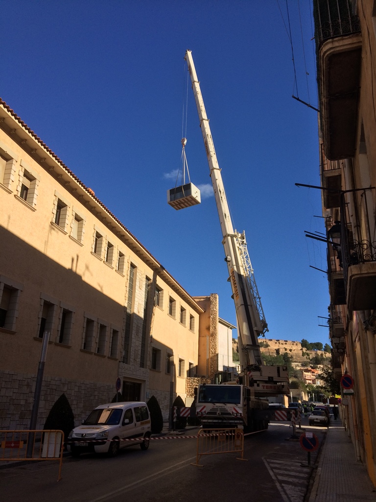 Treballs de millora d'eficiència energètica a la seu d'Ensenyament a l'Ebre