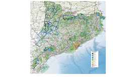 Mapa de qualitat del cel nocturn a Catalunya.