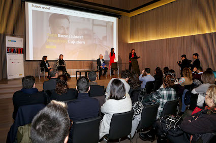  La dir. gral. de Comerç, Muntsa a la inauguració de la jornada Connecta't dins les activitats paral·leles de la 080