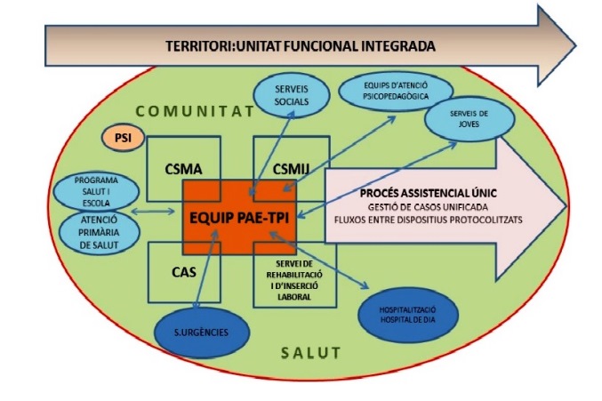 Exemple d'unitat funcional integrada a cada territori per desplegar el programa.