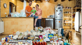 Una de les famílies participants en la campanya