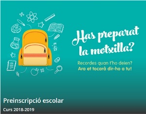 Preinscripció 18-19