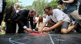 El president Torra i la consellera Borràs a l'Smithsonian Folklife Festival El president Torra i la consellera Borràs a l'Smithsonian Folklife Festival