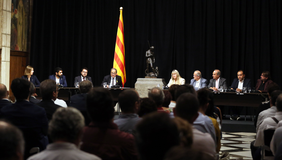 El president Torra ha encapçalat l'acte de signatura del V Acord Interprofessional de Catalunya