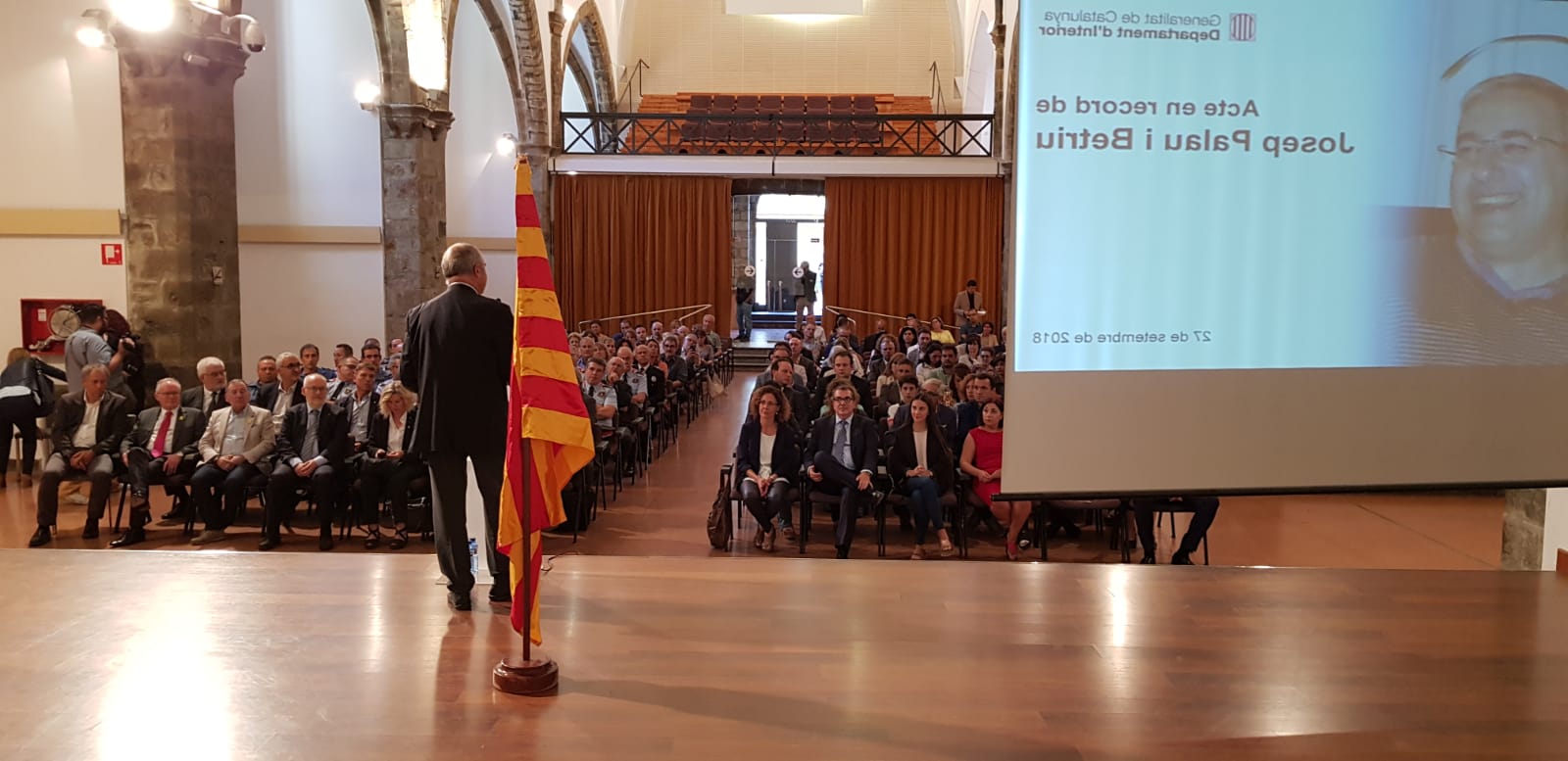 L'acte d'homenatge s'ha celebrat a la sala Sant Domènec de la Seu d'Urgell