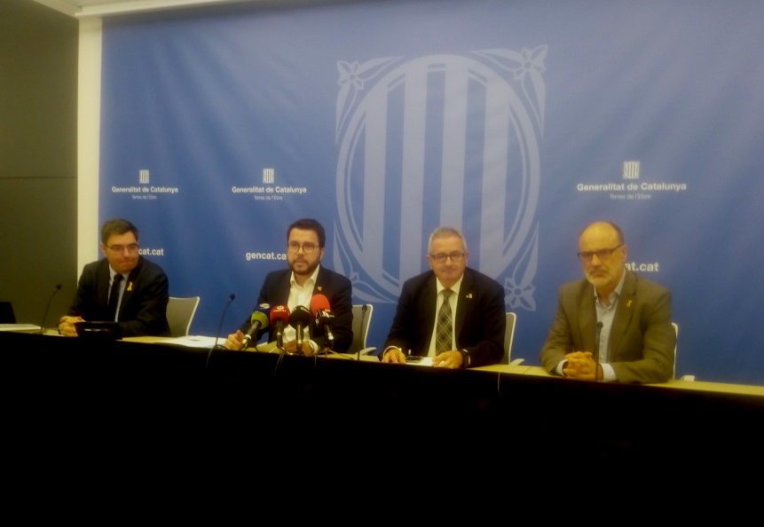 El vicepresident Aragonès presenta el nou director de l'IDECE, Alfons Montserrat