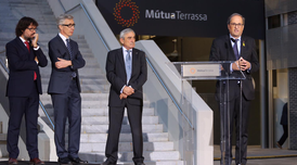 El president Torra a la inauguració dels nous espais assistencials de Mútua Terrassa (foto: Jordi Bedmar)