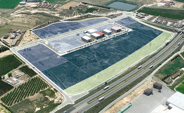 Sector industrial Lo Tossalet Roig d'Alcarràs.