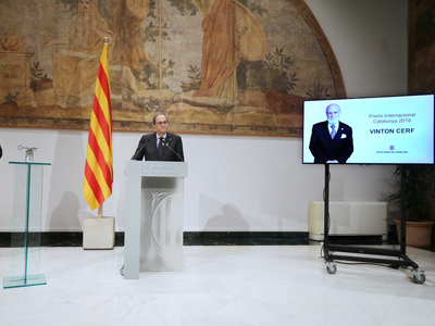 El president ha fet públic avui el guanyador del Premi Internacional Catalunya 