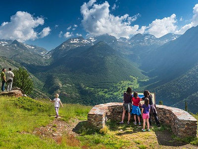 Tourists enjoying Catalonia's natural beauty