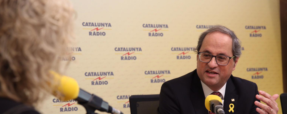 Torra says the Catalan government remains committed to dialogue, but insists that 