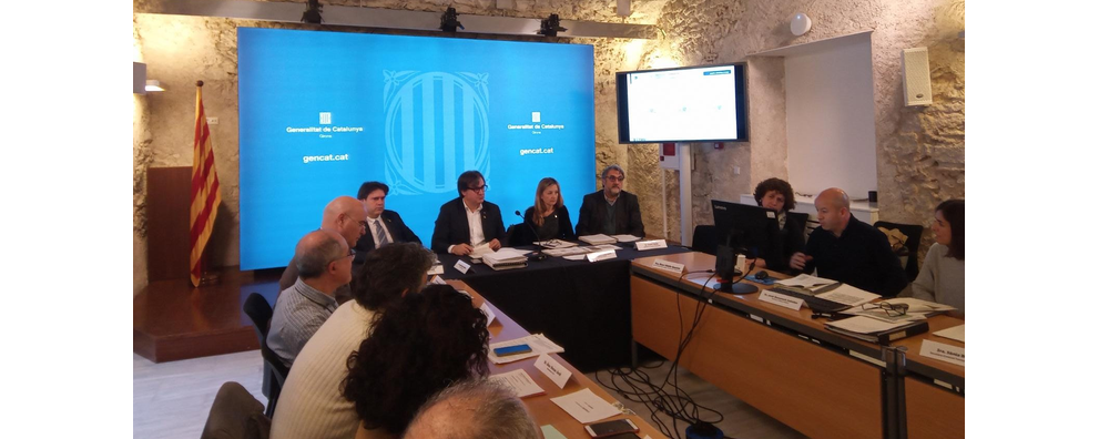 Reunió de la Comissió territorial d'urbanisme de Girona.