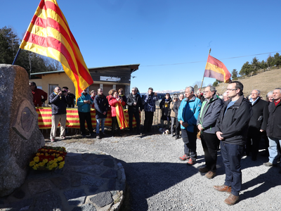 El president Torra als actes commemoratius del 80è aniversari de la retirada a Molló (Foto: Rubén Moreno)