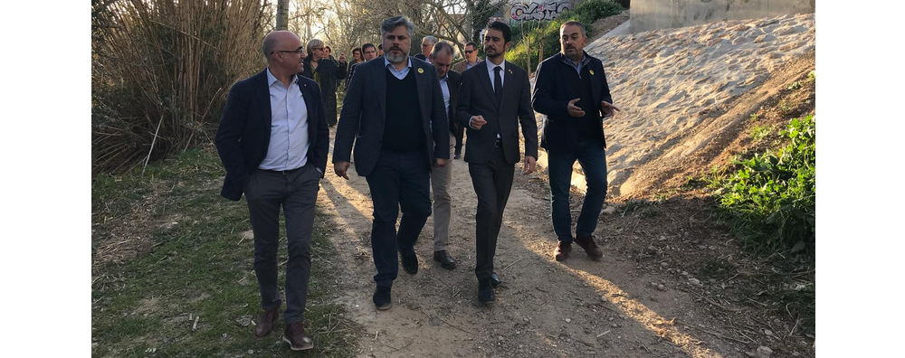 Visita del conseller Calvet a Valls.