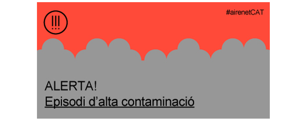 Alerta episodi partícules Alerta episodi partícules