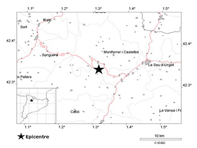 terratrèmol Urgell
