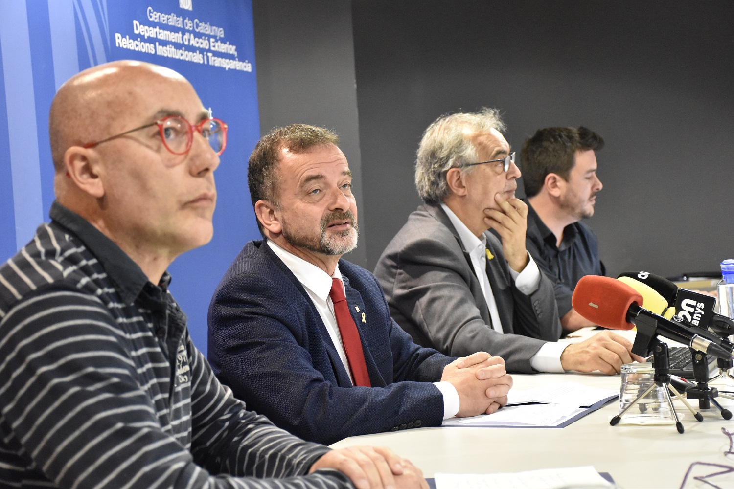 Lluís Puigdemont, Alfred Boch, Manel Vila i Luca Gervasoni