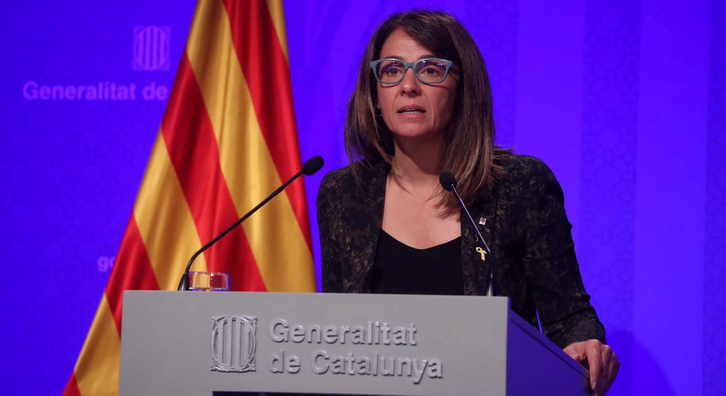 The Catalan government believes it is incumbent on the Spanish executive to 