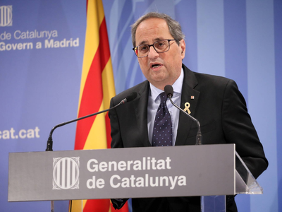 In a statement this evening, the president of the Government of Catalonia, Quim Torra, appealed to the 