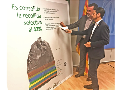 Calvet i Tost, durant la presentació de les dades.