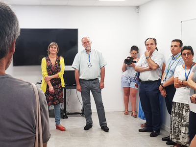 La consellera de Salut visita les noves instal·lacions del Centre de Salut Mental d'Adults Santa Coloma de Gramenet